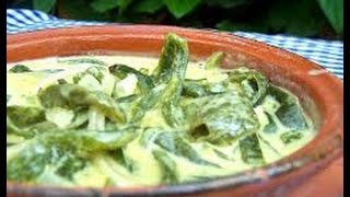 Receta rajas de chile poblano con queso y crema [upl. by Neelahs526]