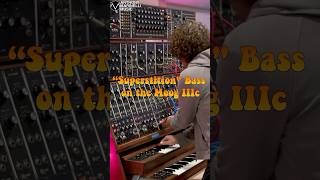 Stevie Wonder’s REAL Superstition Bass on the Moog IIIc Vs the MiniMoog sound comparison moog [upl. by Llerat]