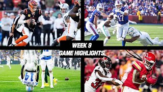 Every Week 9 Game Highlight [upl. by Luemas]