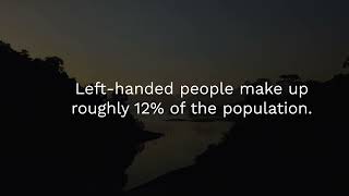 Surprising Facts About LeftHanded People  AMAZING Things About LeftHanded People [upl. by Amsirp]