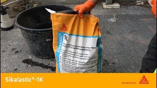 Sikalastic®1K Vattentätande fiberförstärkt cementbruk [upl. by Bil]