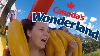 FULL DAY VLOG AT CANADAS WONDERLAND [upl. by Ayatal992]