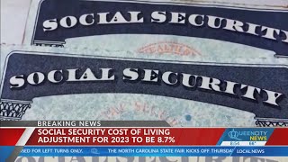 Social Security COLA increase for 2023 officially announced [upl. by Hakilam8]