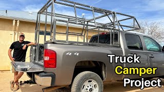 DIY Truck Camper Build  The Frame Pt1  How To [upl. by Geri]