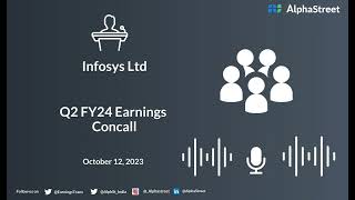 Infosys Ltd Q2 FY24 Earnings Concall [upl. by Cuthburt]