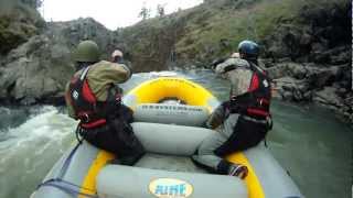 Extreme Rafting 70 Foot Waterfall  Mosier Falls Oregon [upl. by Hightower]