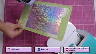 TUTORIAL CAJA DECORADA CON VINIL ADHERIBLE Y PLOTTER CRICUT JOY  SCRAP DIY CRICUTJOY VINYL [upl. by Justus959]