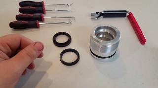 How to Easily Install Hydraulic Cylinder Rod Seal Using Seal Installer Tool [upl. by Marquis114]