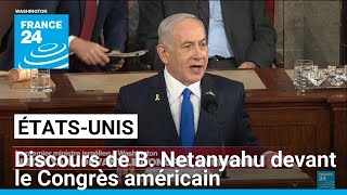 quotNotre victoire sera votre victoirequot affirme Benjamin Netanyahu devant le Congrès américain [upl. by Rodie]