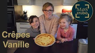 CRÊPES Vanille Soja  RECETTE GOURMANDE [upl. by Kruger285]