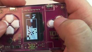 Tetris® MicroCard  Arduboy Games New product [upl. by Heintz]