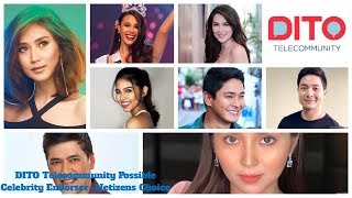 DITO Telecommunity Celebrity Endorsers [upl. by Noeruat]