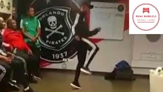 Lorch dance challenge Inside the Orlando Pirates dressing room [upl. by Pavlish]