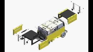 Trotec Luftreiniger TAC 5000  Animation der Gerätekonstruktion [upl. by Hopfinger417]