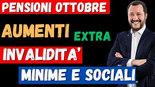 GOVERNO APPROVA AUMENTI EXTRA IN ARRIVO per PENSIONI BASSE❗️ INVALIDITA e SOCIALI GROSSI AUMENTI [upl. by Doscher255]