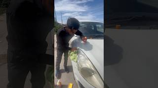 Car headlight cleaner [upl. by Sacci]