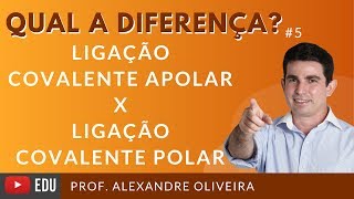 Qual a diferença Ligação Covalente Apolar e Ligação Covalente Polar [upl. by Kilar]