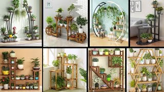 top 80 indoor plant stand design ideasbalkani pot stand designwall mounted plant stand design [upl. by Anett255]