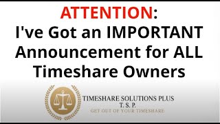 Timeshare Solutions Plus 855 9127008 Cancel Timeshare Legally com [upl. by Dinin]