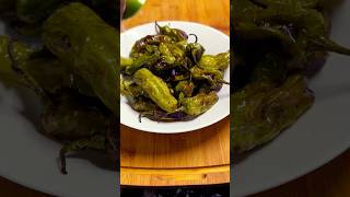 10 Minute AMAZING and DELICIOUS Snack but Healthy Roasted Shishito Peppers shorts food cooking [upl. by Codel803]