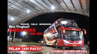 TRIP REPORT Agra Mas Double Decker 2542 BM090 PELAN TAPI PASTI [upl. by Noired]