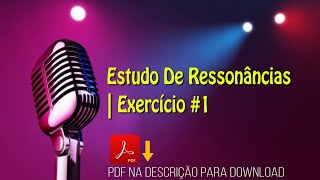 Curso de técnica vocal  Estudos de Ressonância  Exercício nº1 [upl. by Tansy515]