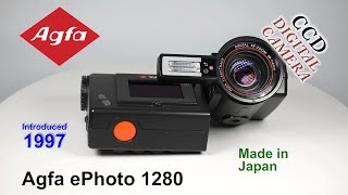 1997 Agfa ePhoto 1280  CCD Digital Camera [upl. by Kammerer]