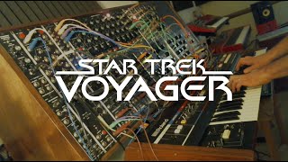 Star Trek Voyager Theme  Juno 60 and Modular Synth [upl. by Ramad191]