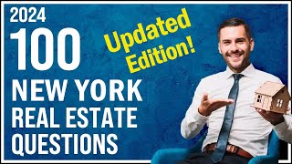 New York Real Estate Exam 2024 100 Questions with Explained Answers  Updated Edition [upl. by Armando364]