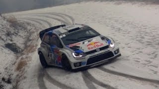 MonteCarlo 2014 Shakedown and Special Stage 3679 [upl. by Ellednahc]