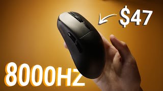 Budget 8000hz wireless gaming mouse KYSONA M617 Review [upl. by Andy]