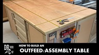 Outfeed  Assembly Table  How to build [upl. by Oniskey461]