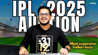 who can be the top 10 most expensive Indian players in IPL 2025 auction ipl iplauction [upl. by Namlak]