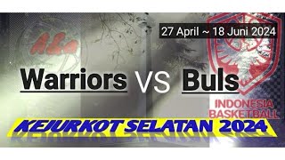 Kejurkot Jaksel Warriors vs Buls KU 1923 [upl. by Yrreiht862]