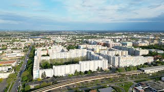 Rennbahnweg Drone Footage 4K Vienna Austria 2023 [upl. by Nomelc]