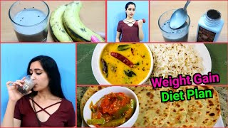 Complete Diet Plan For WEIGHT GAIN for BEGINNERS  Weight Gain Hacks for teenagers amp adults [upl. by Halas595]