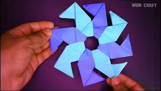 How To Make Shuriken Ninja Star  Different Origami Ninja Weapon  Dangerous Ninja [upl. by Columbus]