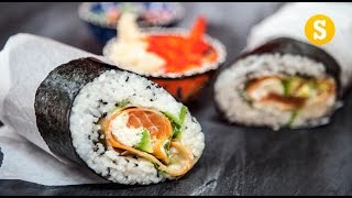 Sushi Burrito Recipe  Sorted Food [upl. by Isoj]