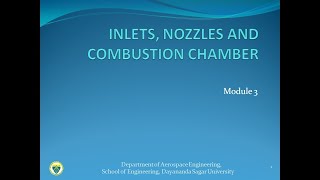 Inlets Exhaust Nozzles and Combustors [upl. by Auguste897]