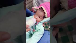 Recovery Of Baby Health From Serious Condition babies neonatal cutebaby viralvideo shorts [upl. by Yadsendew961]