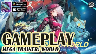 MEGA TRAINER WORLD GAMEPLAY  RPG GAME ANDROIDIOS [upl. by Piane174]