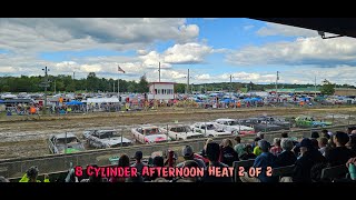 2024 Schaghticoke Fair Demolition Derby  8 Cylinders Heat 2 of 2 Afternoon Session  9224 [upl. by Georgie539]