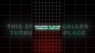 Turbulent Displace Effect Tutorial in After Effects  Easy After Effects Tutorial [upl. by Rakia]