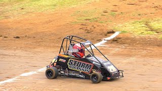 Junior Quarter Midgets Heat 10 Laang Speedway 24112024 [upl. by Galven]