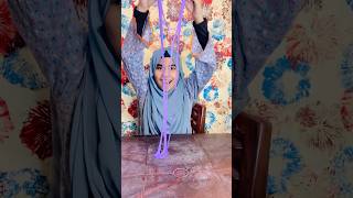 I TRIED TO MAKE SLIME AT HOME 😱 viral trending slime slimevideo samiashahriashorts [upl. by Castor101]