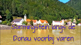 Sarmingstein langs de Donau in Oostenrijk voorbij varen Nederlands commentaar in HD [upl. by Haidabej]