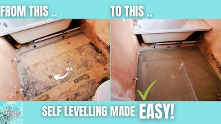 Do This To Level Bathroom Floors Like a Pro [upl. by Nalehp538]