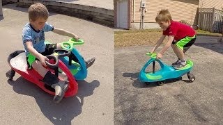 PlasmaCar stunts and fun by kids GoPro style [upl. by Yanahc]