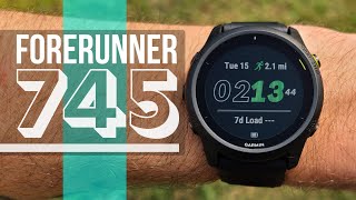 Garmin Forerunner 745  First Run and Initial Impressions [upl. by Emery999]