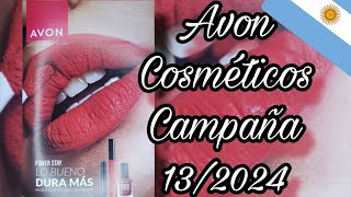 AVON CAMPAÑA 132024 COSMÉTICOS ARGENTINA 🇦🇷 [upl. by Atekin]